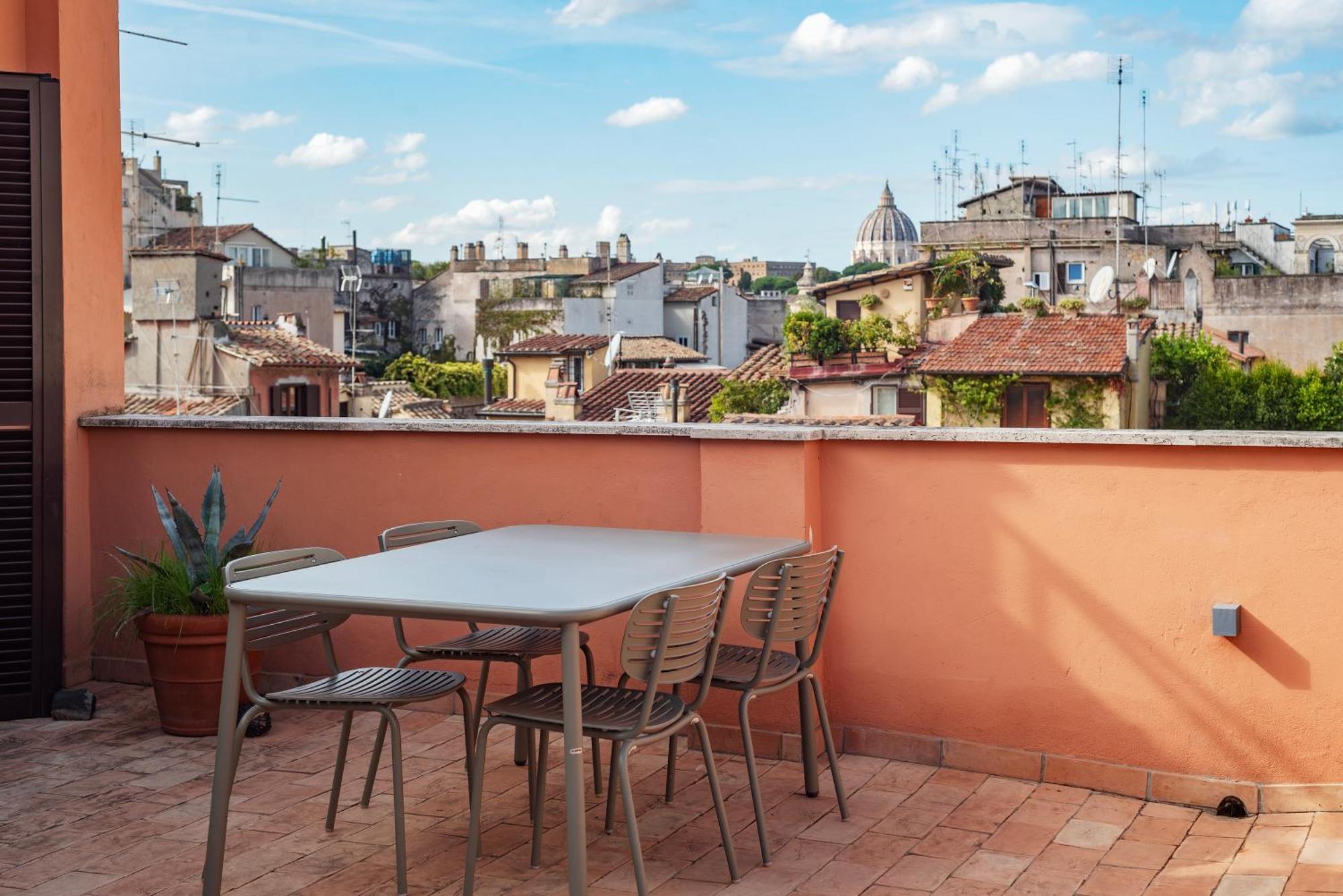Apartment With Terrace In Via Del Pellegrino - FromhometoРим Экстерьер фото