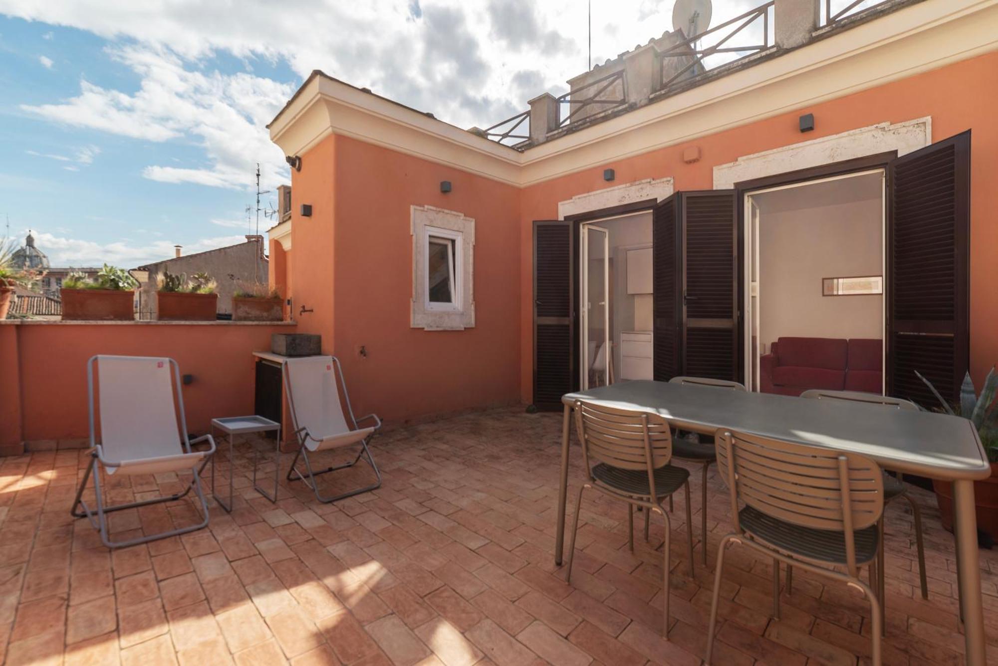 Apartment With Terrace In Via Del Pellegrino - FromhometoРим Экстерьер фото