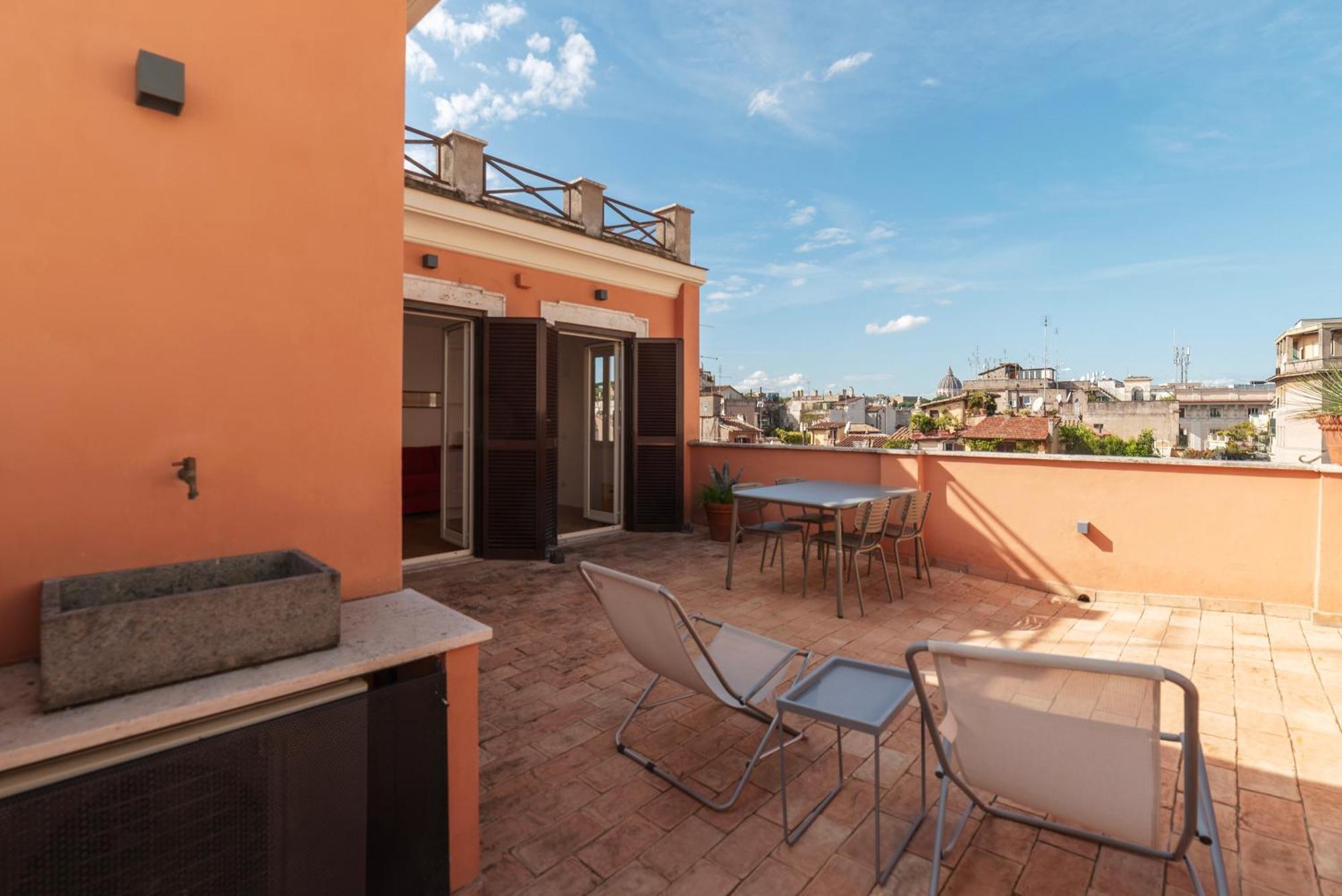Apartment With Terrace In Via Del Pellegrino - FromhometoРим Экстерьер фото